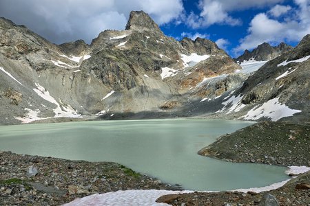 Schweikertfernersee (2680 m) vom Parkplatz Verpeilalm