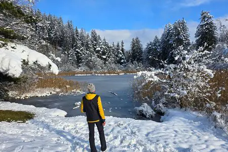 Winterwanderung Seerosenweiher – Lanser Kopf - Lansersee – Viller Moor