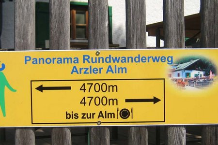 Panoramarundwanderweg Arzler Alm