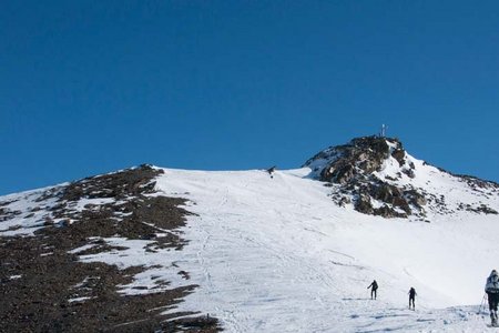 Grenzeckkopf (3047 m) von der Jamtalhütte