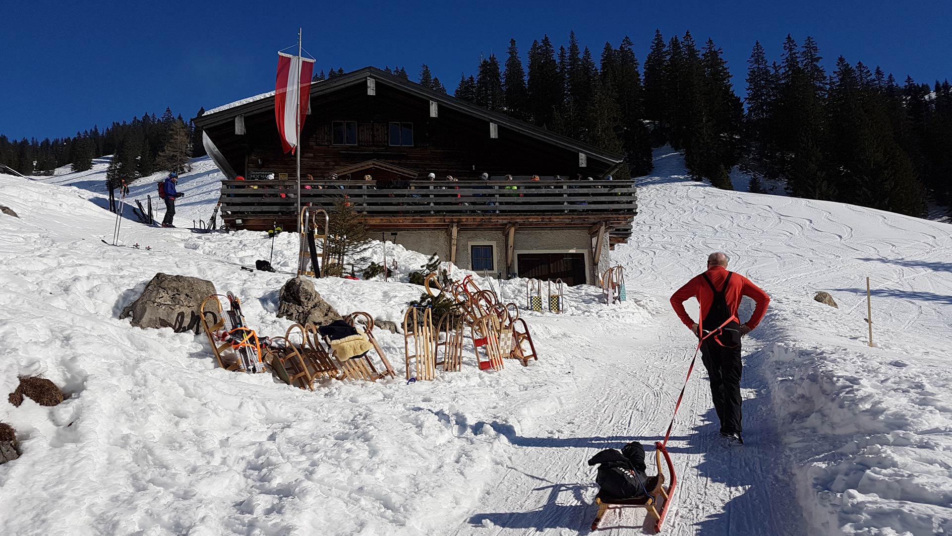 Naturrodelbahn Hochalm bei Unken